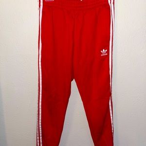 Red Adidas Track Pants